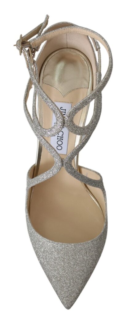 Jimmy Choo - Platinum Ice Lancer Leather Pumps - Elegance Refined