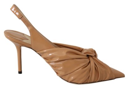 Jimmy Choo - Elegant Pointed Toe Leather Pumps