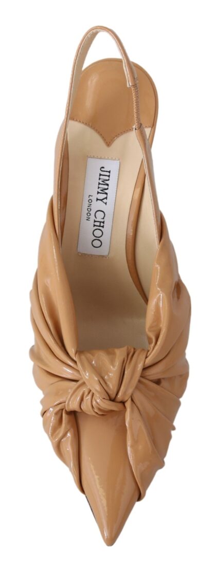 Jimmy Choo - Elegant Pointed Toe Leather Pumps