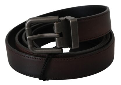 Dolce & Gabbana - Elegant Leather Belt in Classic Brown