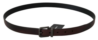 Dolce & Gabbana - Elegant Leather Belt in Classic Brown