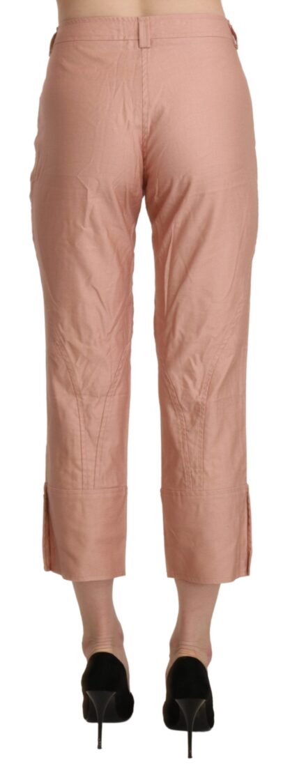 Ermanno Scervino - Chic High Waist Cropped Cotton Trousers