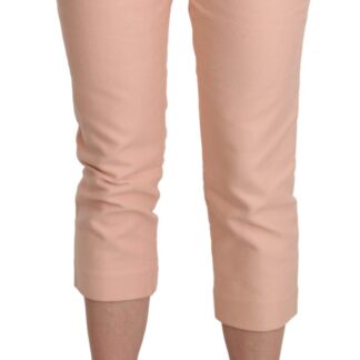 Ermanno Scervino - Chic High Waist Cropped Cotton Trousers