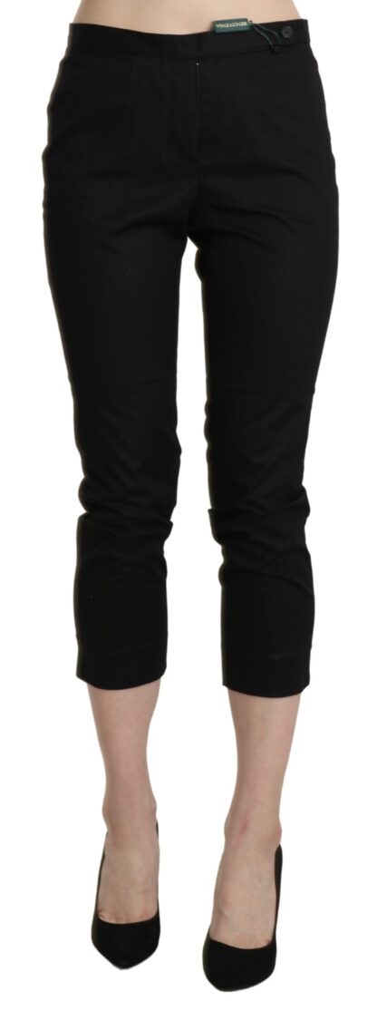 BENCIVENGA - Elegant High Waist Skinny Cropped Pants