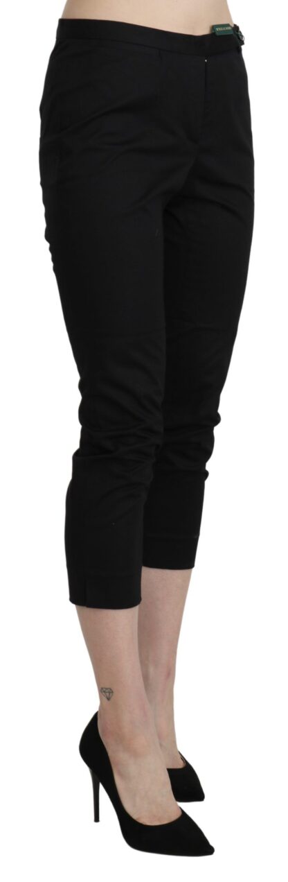 BENCIVENGA - Elegant High Waist Skinny Cropped Pants