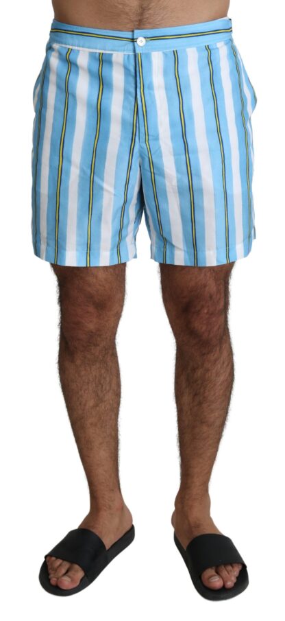 Dolce & Gabbana - Striped Elegance Swim Shorts