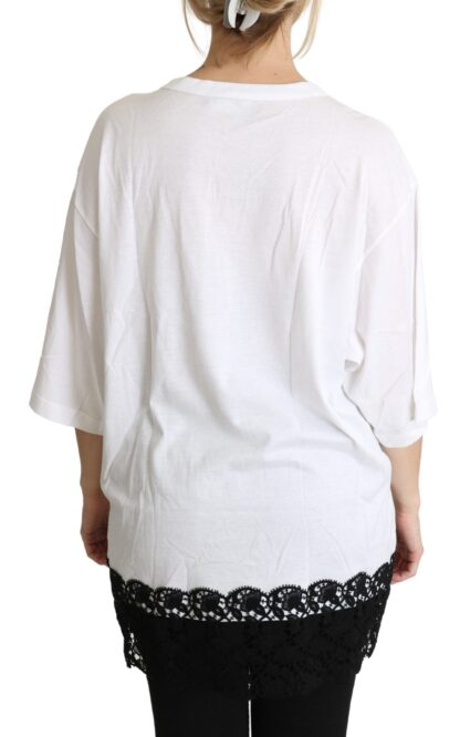 Dolce & Gabbana - Elegant White Cotton Blend T-Shirt