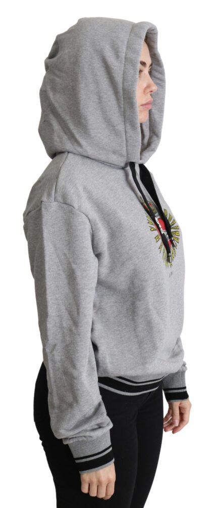 Dolce & Gabbana - Exclusive Hooded Gray Cotton Sweater