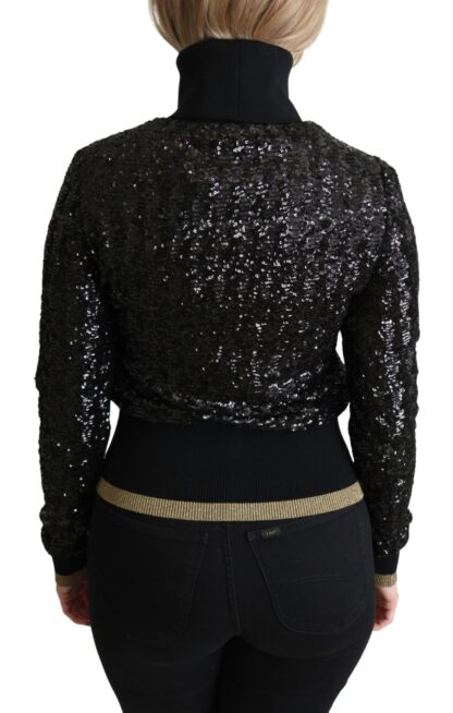 Dolce & Gabbana - Elegant Sequined Turtleneck Sweater