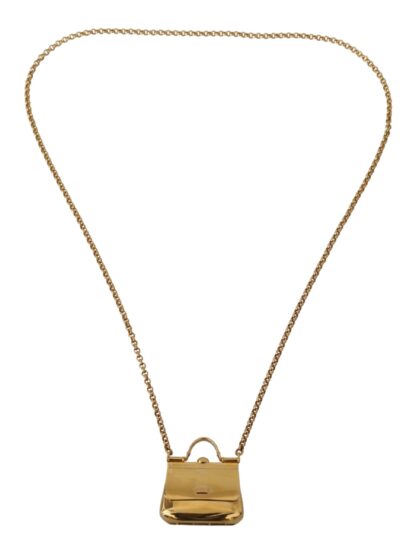 Dolce & Gabbana - Charm Micro Bag Golden Necklace