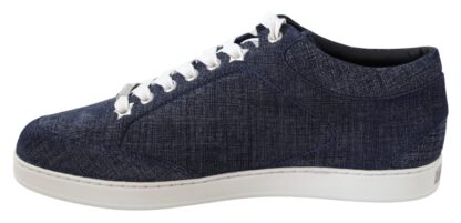 Jimmy Choo - Chic Slip-On Blue Denim Suede Sneakers