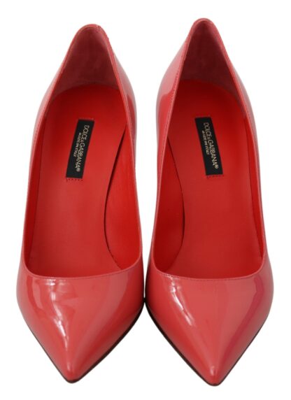 Dolce & Gabbana - Elegant Dark Pink Patent Leather Pumps