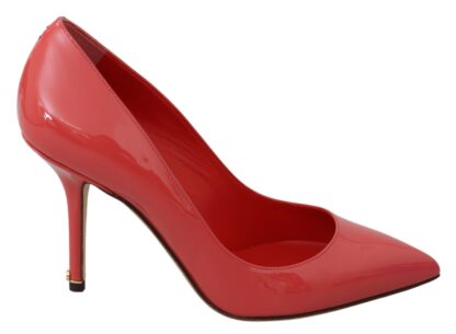 Dolce & Gabbana - Elegant Dark Pink Patent Leather Pumps