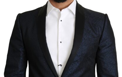 Dolce & Gabbana - Elegant Martini Blue Slim Fit Blazer