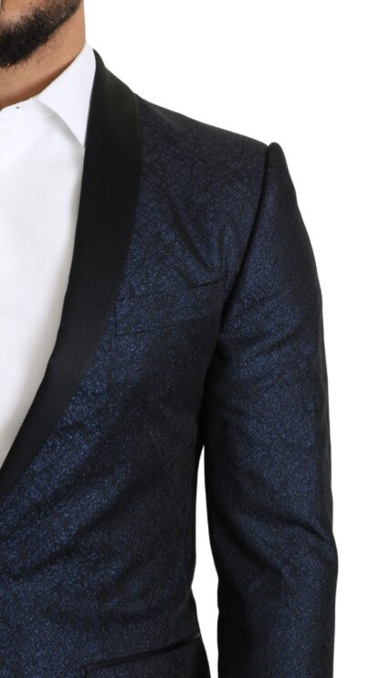 Dolce & Gabbana - Elegant Martini Blue Slim Fit Blazer