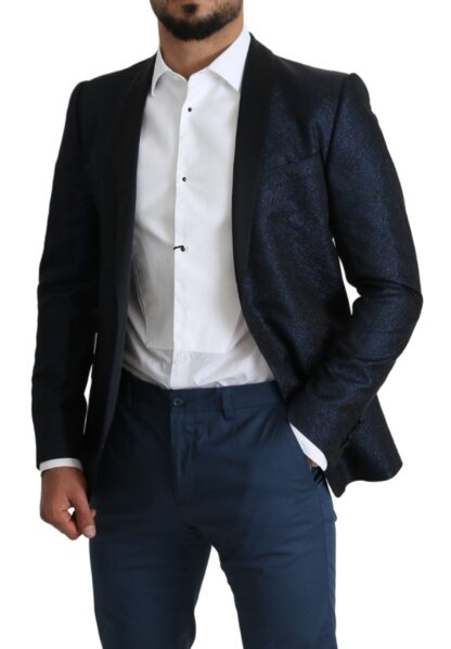 Dolce & Gabbana - Elegant Martini Blue Slim Fit Blazer