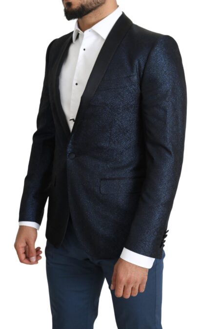 Dolce & Gabbana - Elegant Martini Blue Slim Fit Blazer