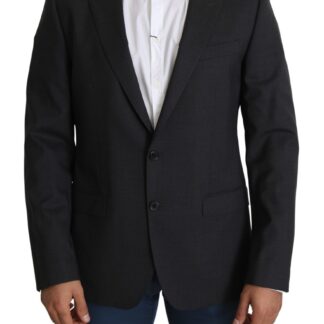 Dolce & Gabbana - Elegant White Double-Breasted Wool Blazer