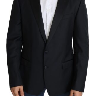 Dolce & Gabbana - Elegant White Double-Breasted Wool Blazer