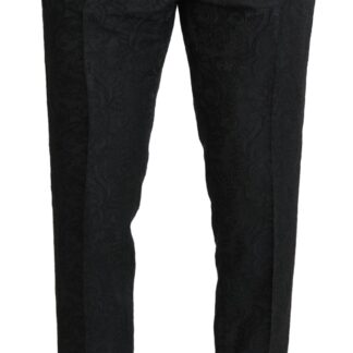 Dolce & Gabbana - Elegant Black Virgin Wool Cropped Pants