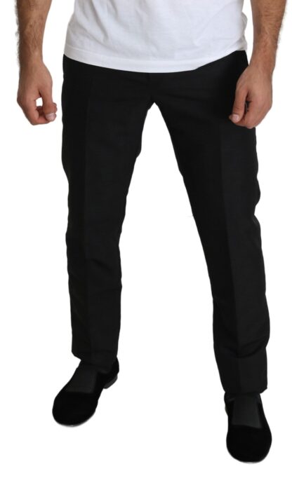 Dolce & Gabbana - Elegant Wool Blend Slim Dress Pants