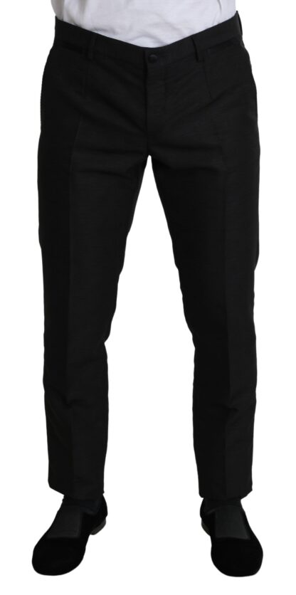 Dolce & Gabbana - Elegant Wool Blend Slim Dress Pants