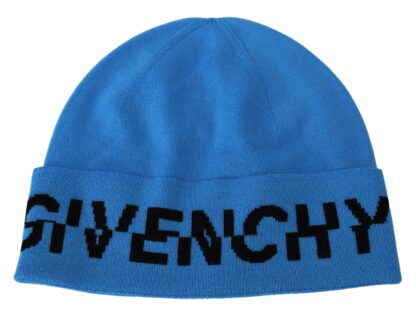 Givenchy - Chic Woolen Beanie with Signature Black Logo