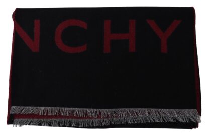 Givenchy - Elegant Unisex Wool Silk Blend Scarf