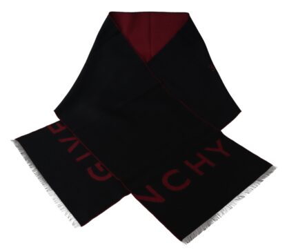 Givenchy - Elegant Unisex Wool Silk Blend Scarf