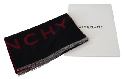 Givenchy - Elegant Unisex Wool Silk Blend Scarf