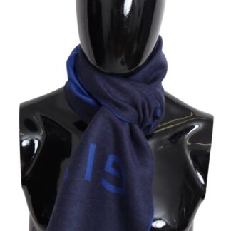 Givenchy - Elegant Wool Silk Black Unisex Scarf