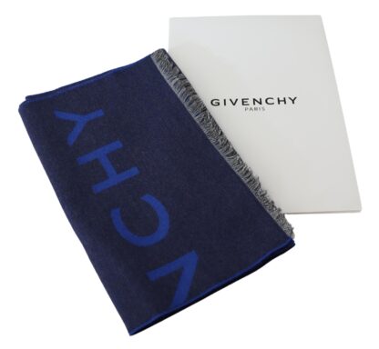 Givenchy - Elegant Unisex Wool Silk Blend Scarf