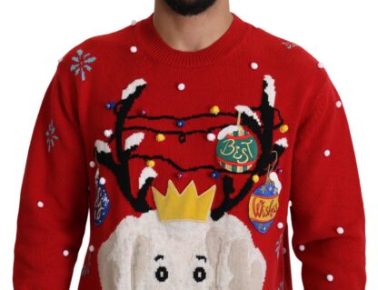 Dolce & Gabbana - Elegant Christmas Cashmere Sweater