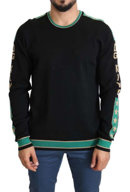 Dolce & Gabbana - Chic Striped Wool-Blend Jersey Sweater