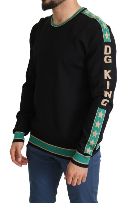 Dolce & Gabbana - Chic Striped Wool-Blend Jersey Sweater