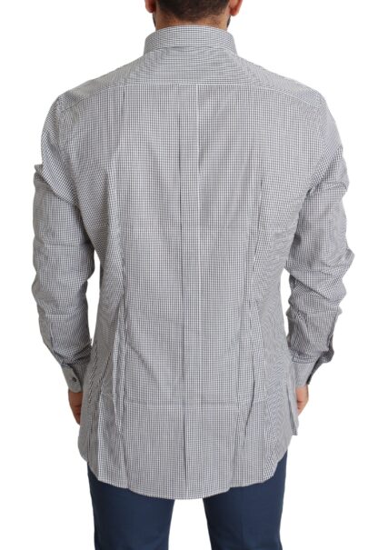 Dolce & Gabbana - Checkered Slim Fit Cotton Dress Shirt