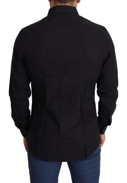 Dolce & Gabbana - Sleek Black Cotton Dress Shirt