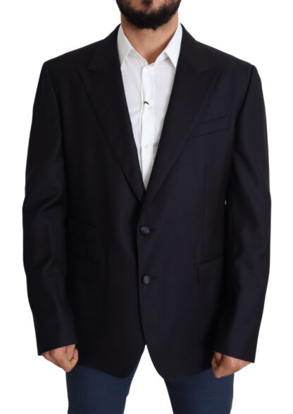 Dolce & Gabbana - Elegant Black Virgin Wool Men's Blazer