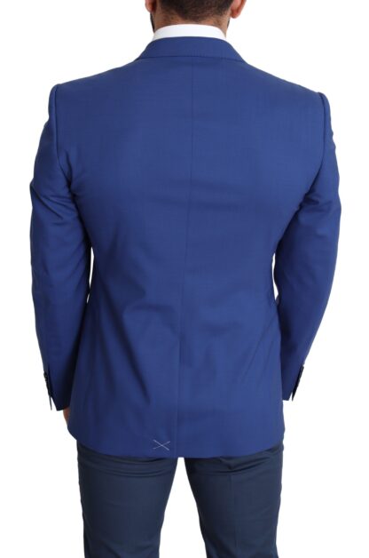 Dolce & Gabbana - Exquisite Blue Wool Martini Blazer Jacket