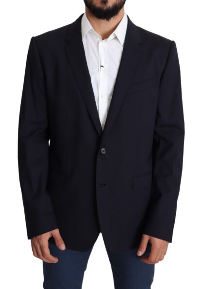 Dolce & Gabbana - Exquisite Black Wool Stretch Martini Blazer