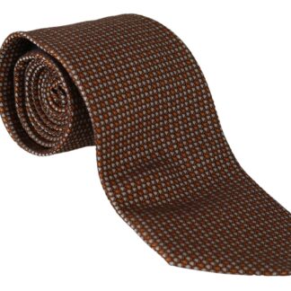 Dolce & Gabbana - Elegant Gray Patterned Silk Tie