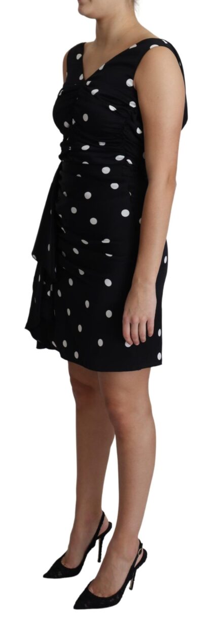 Dolce & Gabbana - Elegant Polka Dot Silk Charmeuse Dress