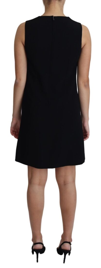 Dolce & Gabbana - Elegant Sleeveless Black A-Line Mini Dress