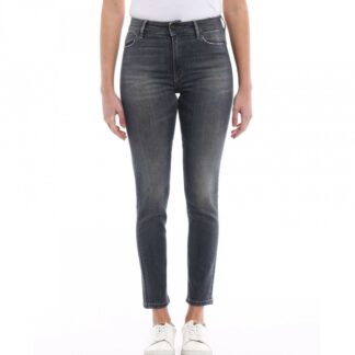 Dondup - Chic Blue Stretch Cotton Jeans with Destroyed Effect