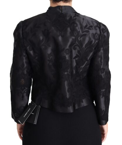 Dolce & Gabbana - Embroidered Silk Blend Foliage Jacket