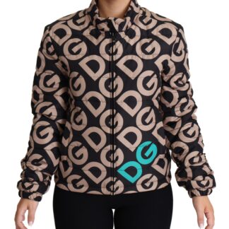 Dolce & Gabbana - Chic Monogram Windbreaker Jacket