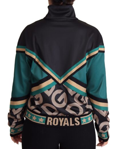 Dolce & Gabbana - Chic Multicolor Track Jacket with Logo Mania