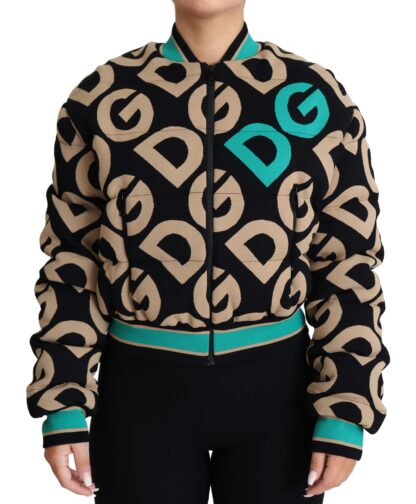 Dolce & Gabbana - Chic Multicolor Quilted Bomber Jacket