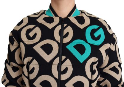 Dolce & Gabbana - Chic Multicolor Quilted Bomber Jacket