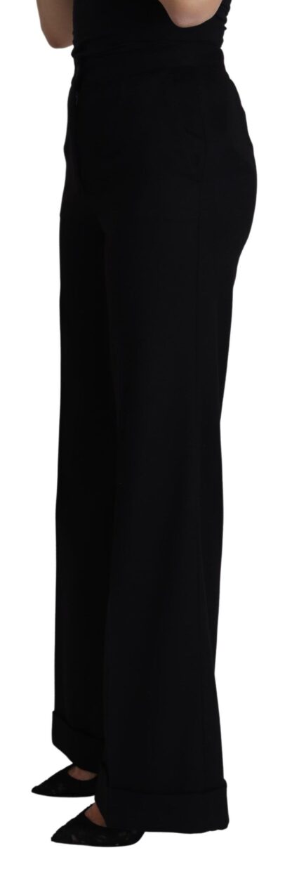 Dolce & Gabbana - Elegant Cashmere Wide Leg Trousers